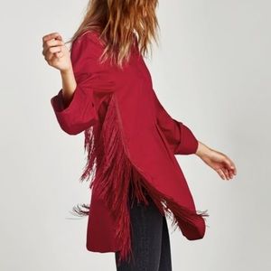 Zara Tunic with Tassels Size S